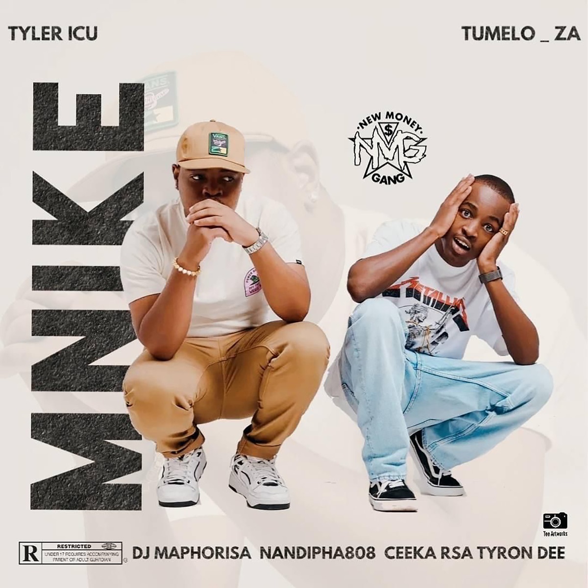 Mnike (feat. DJ Maphorisa, Nandipha808, Ceeka RSA & Tyron Dee) - Single by Tyler ICU & Tumelo.za album cover