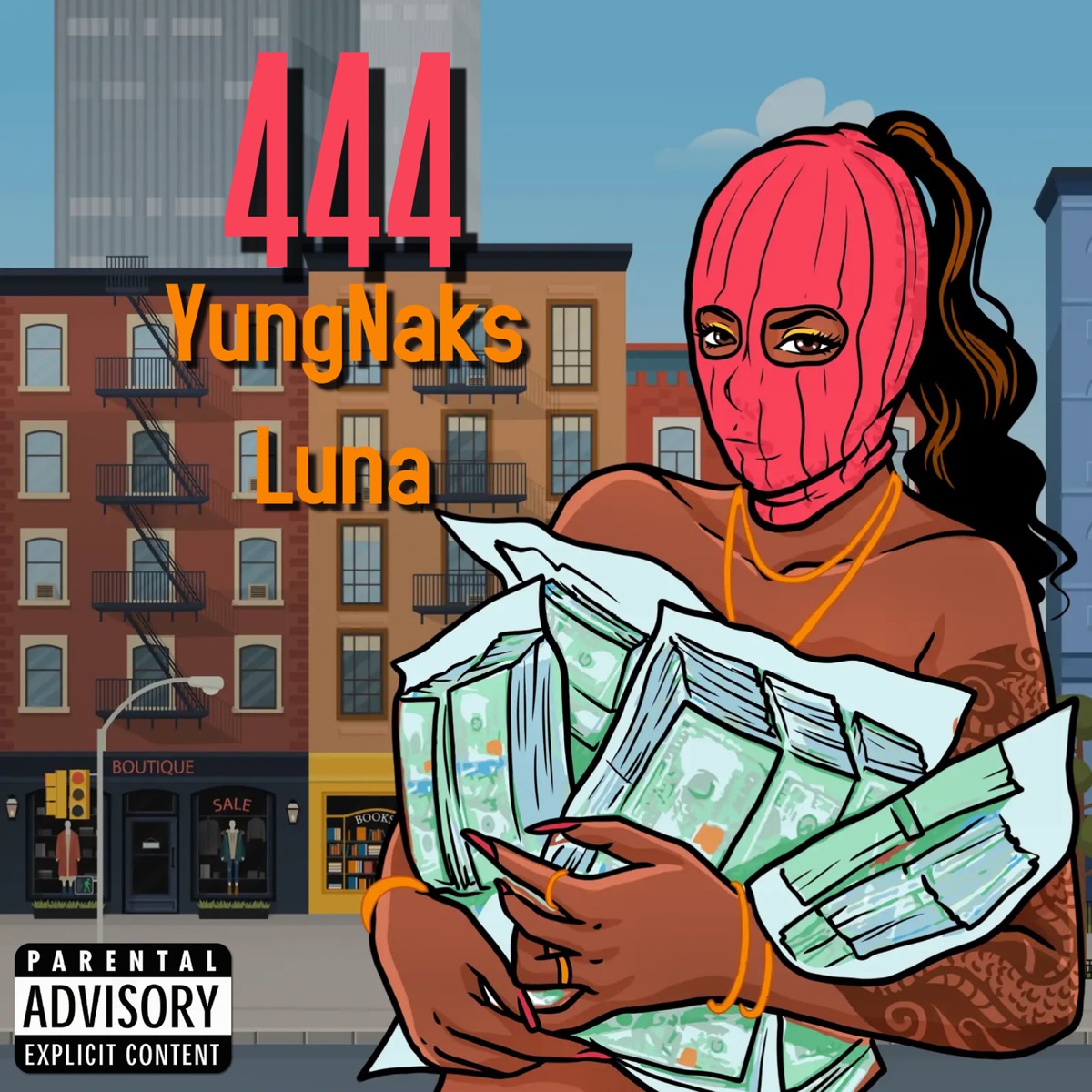 444 - Single by YungNaks & Luna album cover