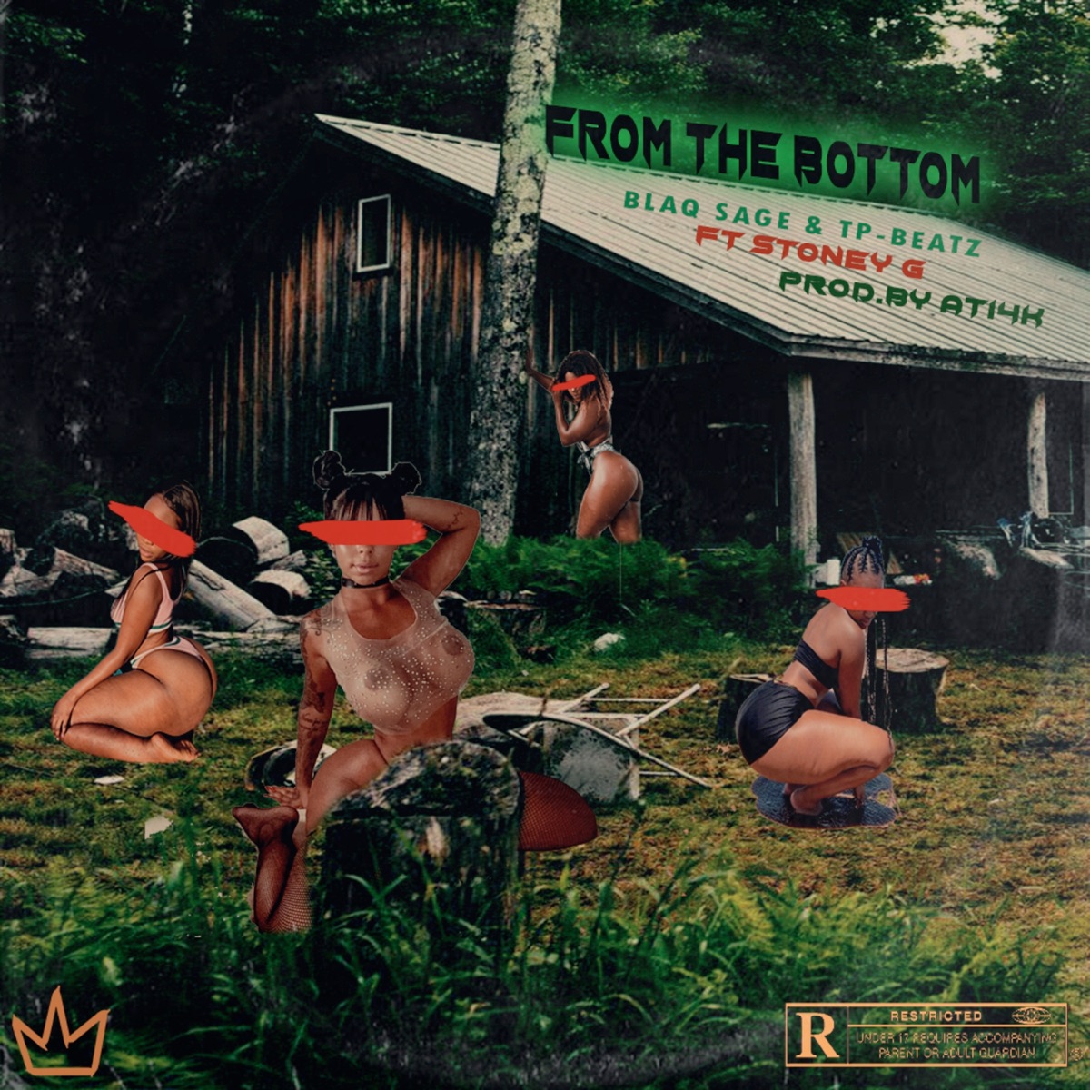 From the Bottom (feat. Stoney G.) - Single by Blaqsage & TP-BEATZ album cover