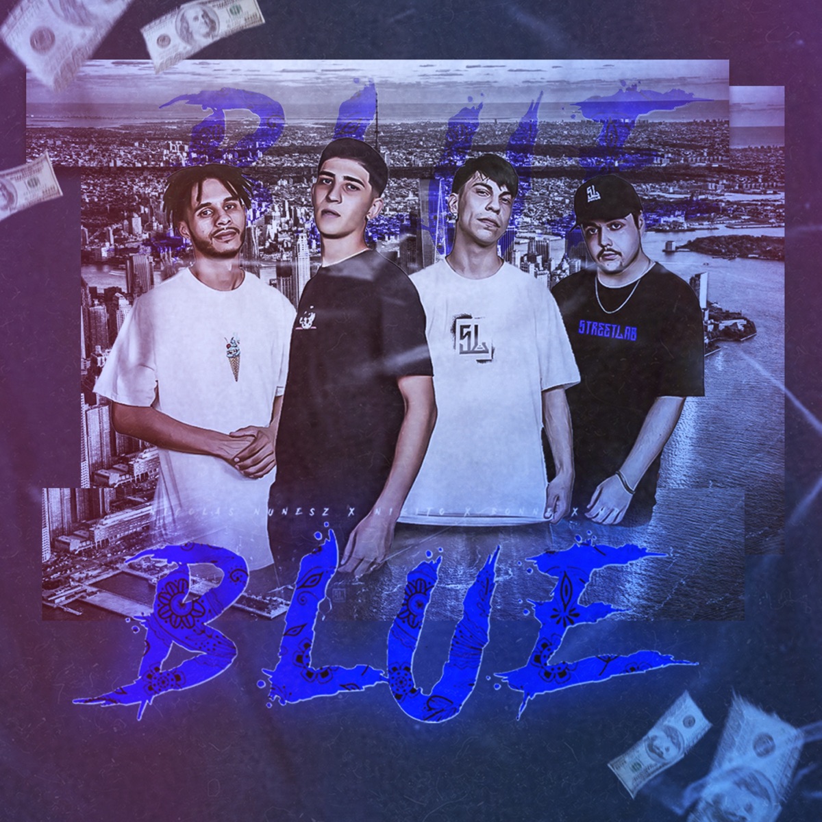 Blue - Single by Bonne, Nicolas Nunesz, Nikito & MD! album cover