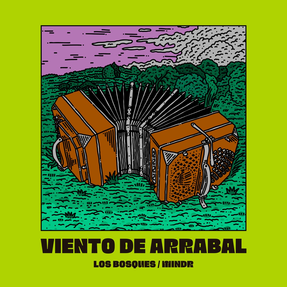 Viento de Arrabal - Single by Los Bosques & Mindr album cover