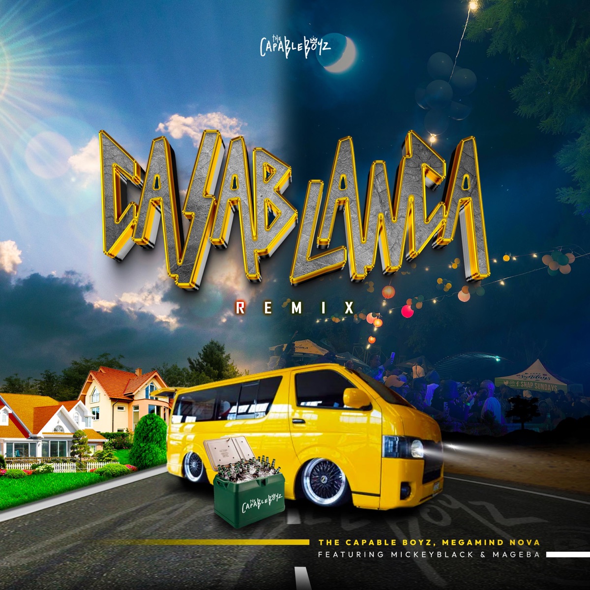 Casablanca Remix (feat. Mickeyblack & Mageba) - Single by The Capable Boyz & Megamind Nova album cover