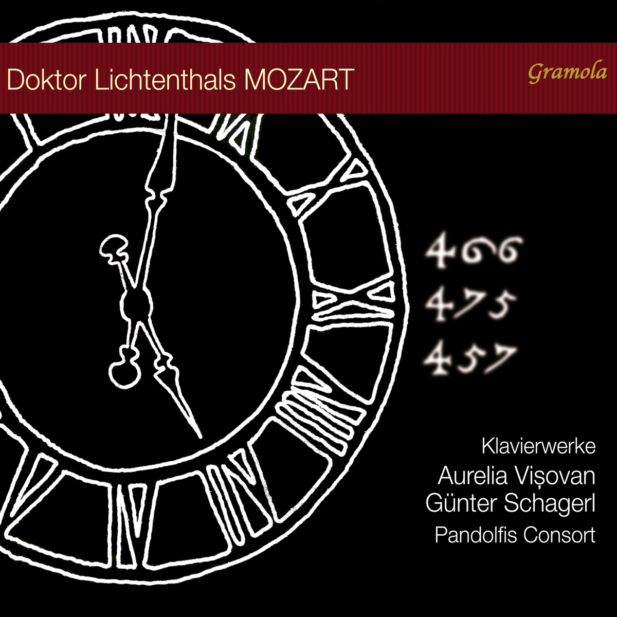 Doktor Lichtenthals Mozart - Piano Works by Pandolfis Consort, Aurelia Visovan & Günter Schagerl album cover