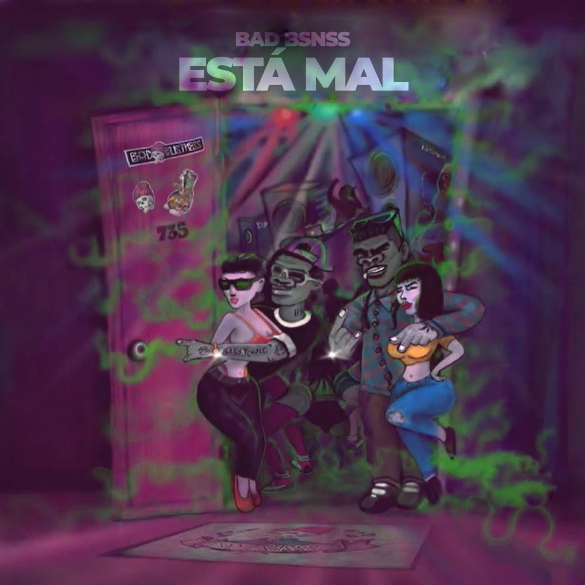 Está mal (feat. Giio Texxx & Underlack) - Single by Bad Bsnss album cover