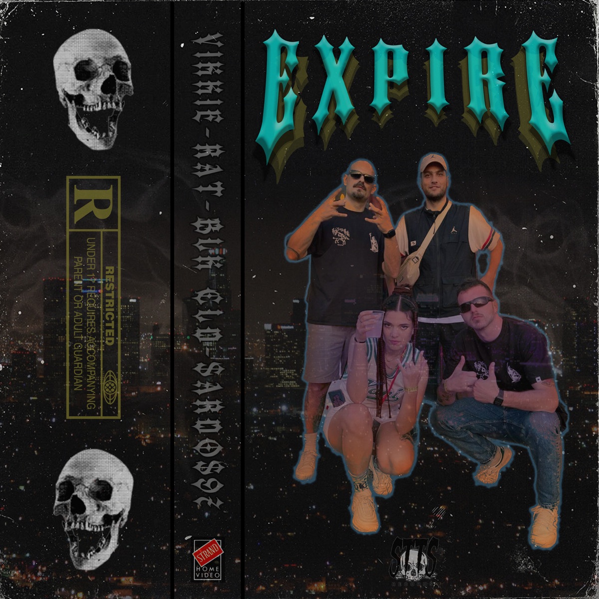 EXPIRE (feat. BLK CLD) - Single by Sardos97, Vikkie & RAT album cover