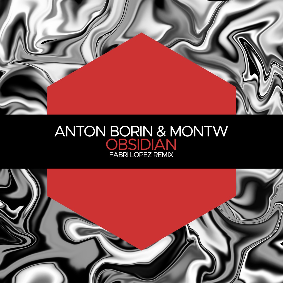 Obsidian (Fabri Lopez Remix) - Single by Montw, Anton Borin (RU) & Fabri Lopez album cover