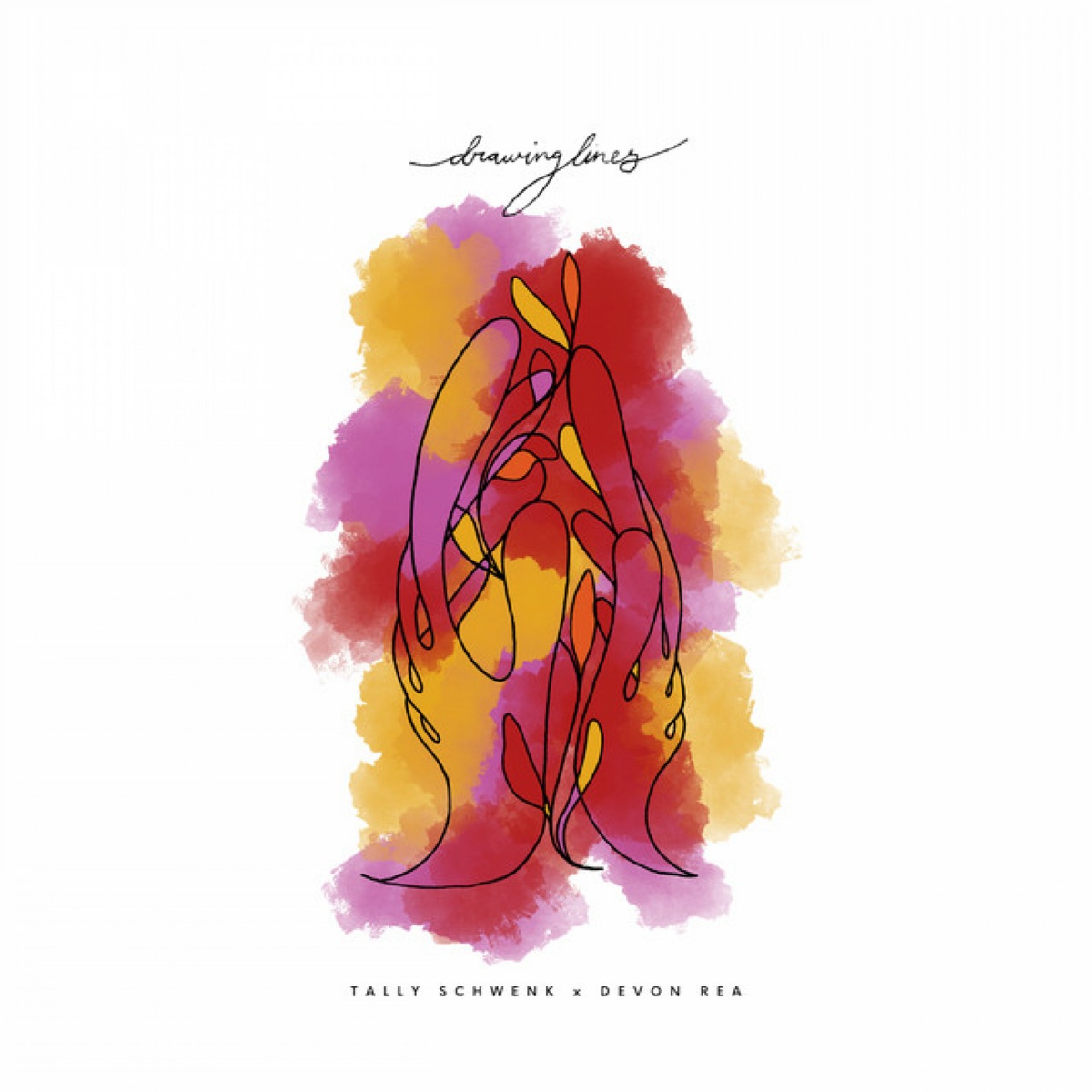 Drawing Lines - Single by Tally Schwenk & Devon Rea album cover