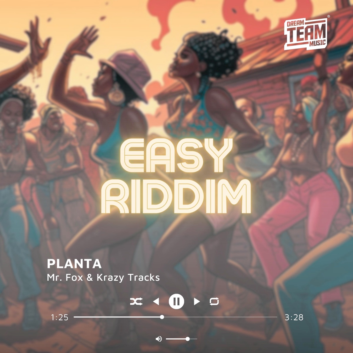 Planta (Easy Riddim) - Single by Krazy Tracks & Mr. Fox album cover