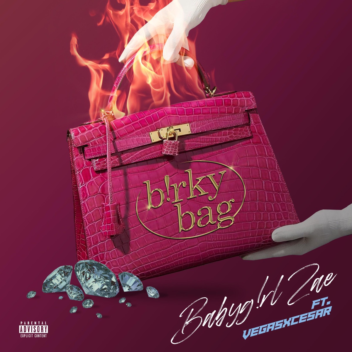 B!RKY BAG (feat. VegasXCesar) - Single by BABYG!RL ZAE album cover