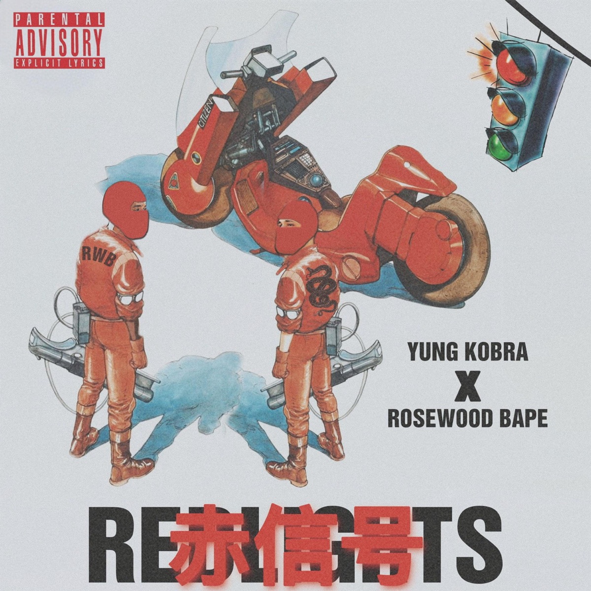 Red Lights (feat. Rosewood Bape) - Single by Yung Kobra album cover