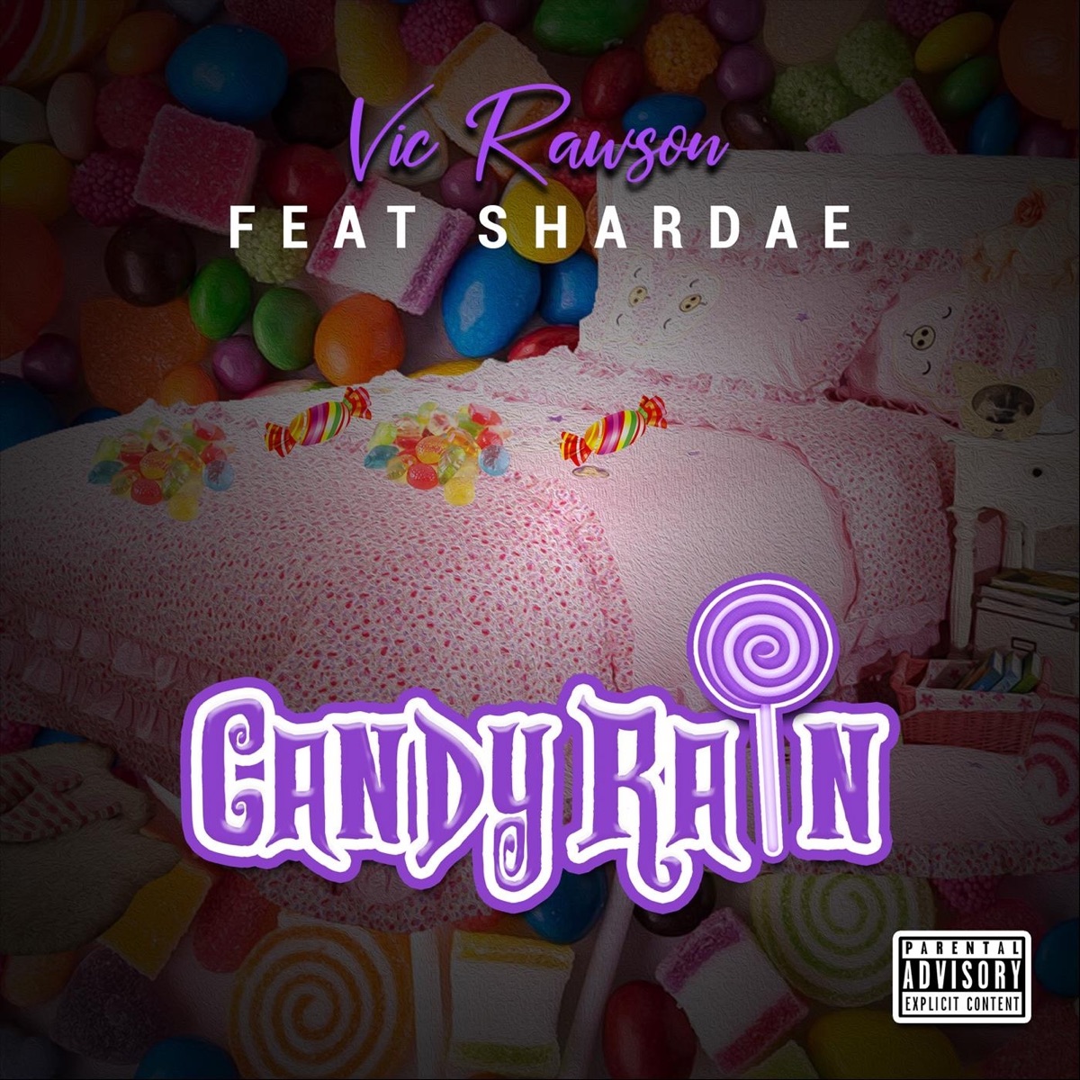 Candy Rain (feat. Shardae) - Single by Vic Rawson album cover