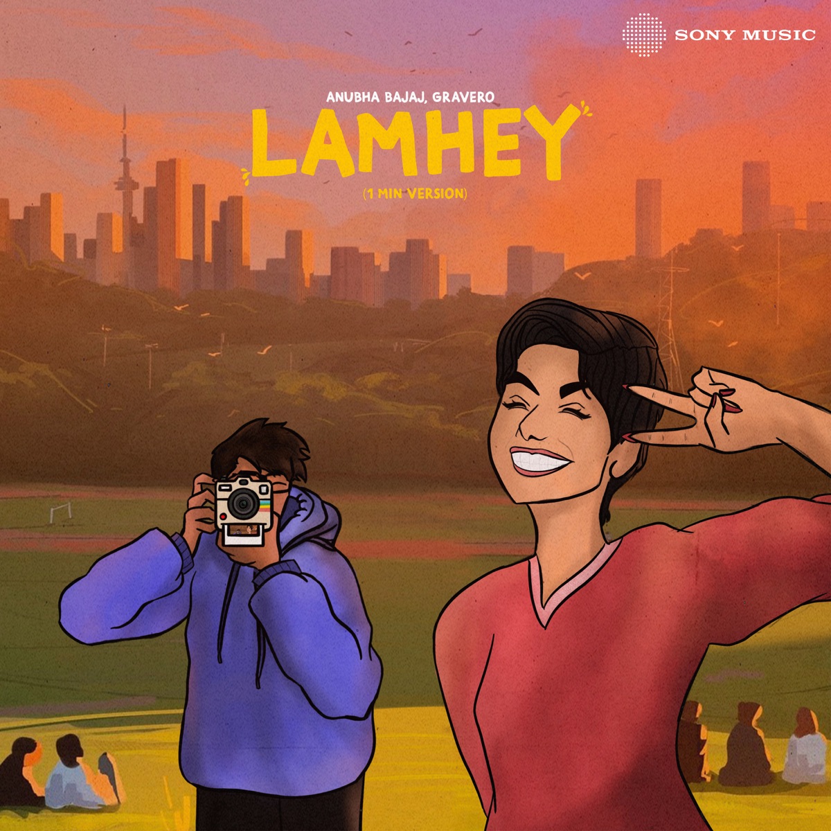 Lamhey (1 Min Version) - Single by Anubha Bajaj & Gravero album cover