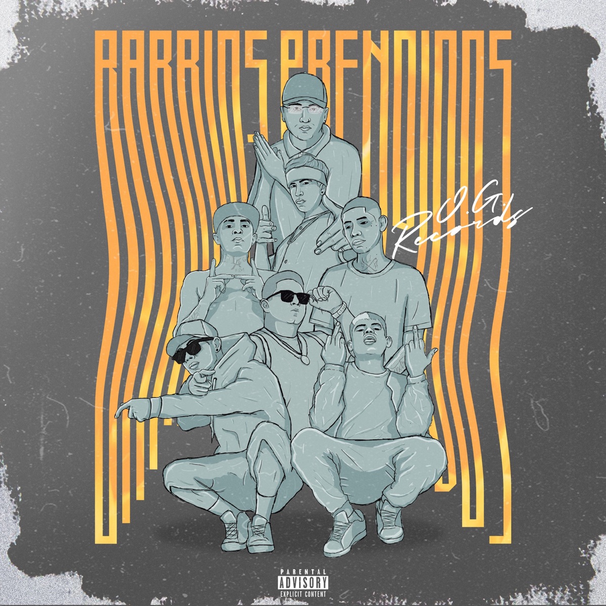 Barrios Prendidos by Og Records Mx album cover