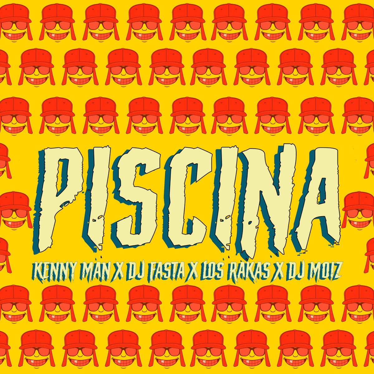 Piscina (feat. DJ Moiz) - Single by Kenny Man, Dj Fasta & Los Rakas album cover