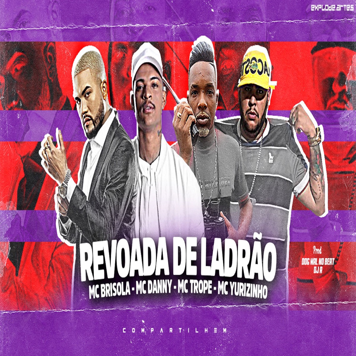 Revuada De Ladrao (feat. MC Denny, MC Trope & Mc Brisola) - Single by MC Yurizinho album cover