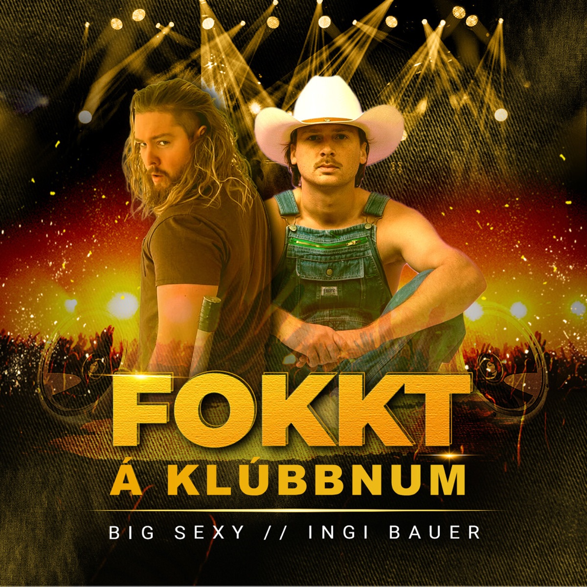 Fokkt á klúbbnum - Single by Big Sexy & Ingi Bauer album cover
