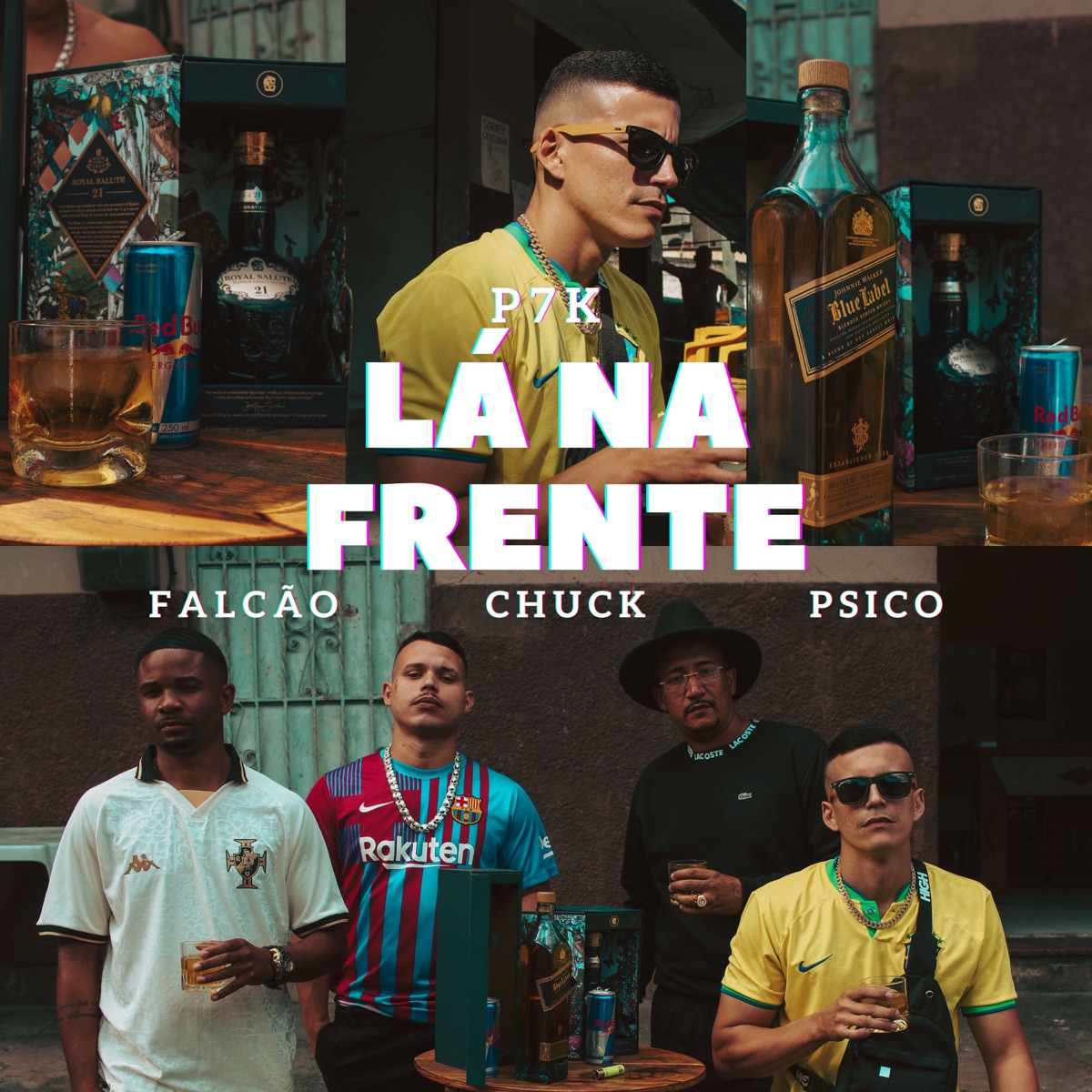 Lá na Frente - Single by Dunhill Music, Chuck, JEANPSICO & Falcão do coronel album cover