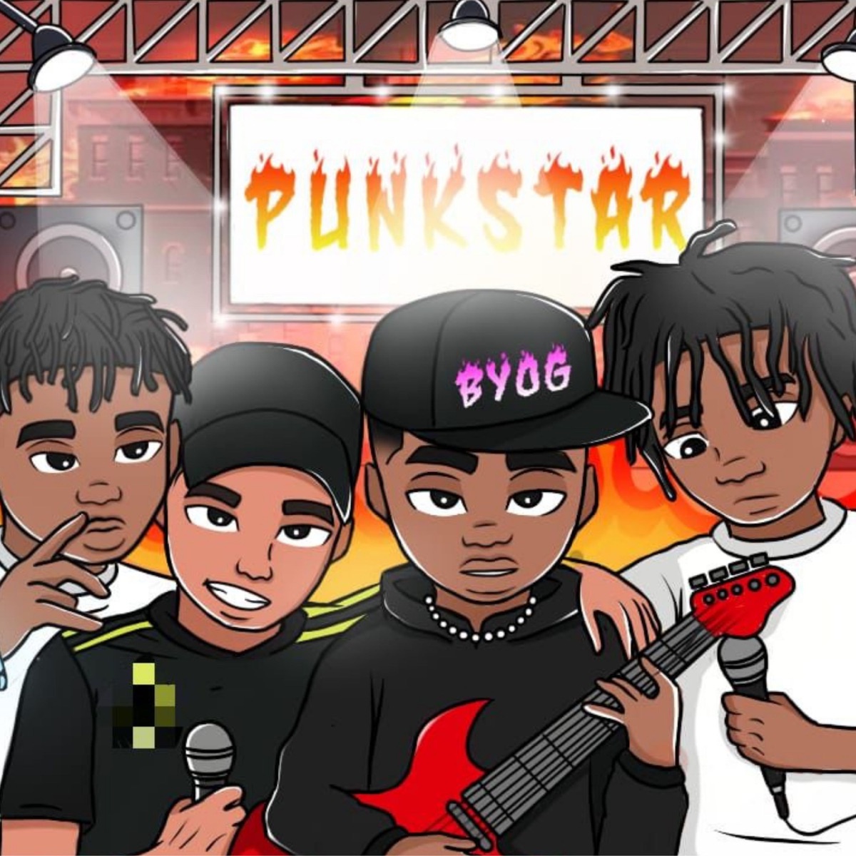 Punkstar (feat. Oxyrain, DESSIIIK & yngkayo) - Single by prodbyog album cover