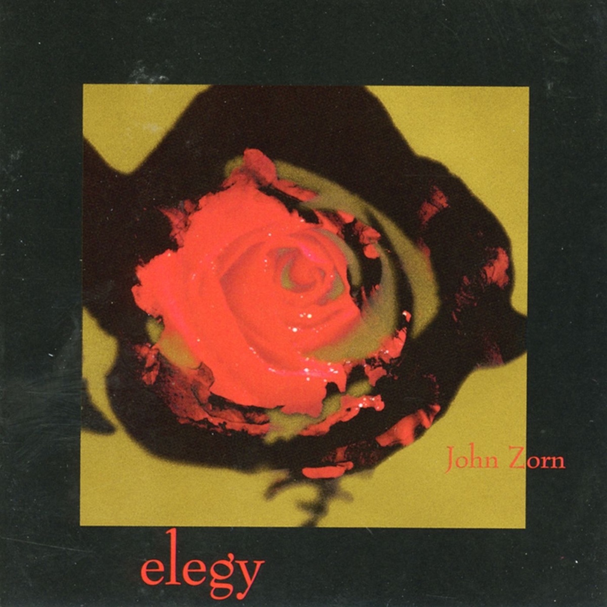 John Zorn: Elegy - EP by Barbara Chaffe, David Slusser, Trey Spruance, William Winant, David Shea, David Abel & Mike Patton album cover