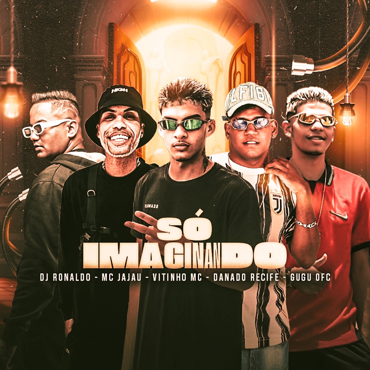 Só Imaginando (feat. Mc Jajau, Dj Ronaldo & Gugu Ofc) - Single by Danado do Recife & Vitinho MC album cover