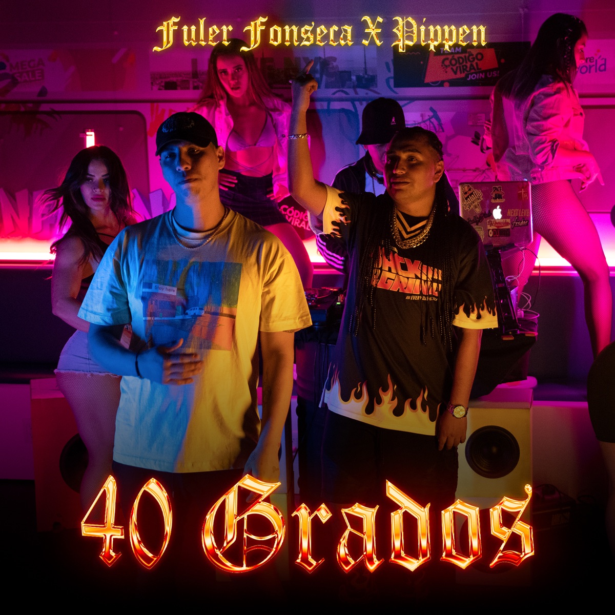 40 Grados (feat. Pippen Bendito) - Single by Fuler Fonseca album cover