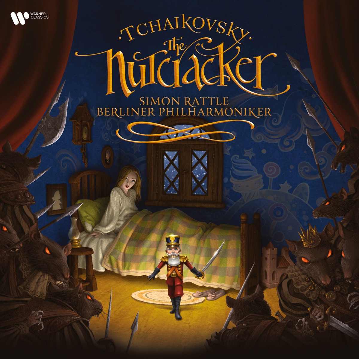 Tchaikovsky: The Nutcracker by Berlin Philharmonic & Sir Simon Rattle album cover