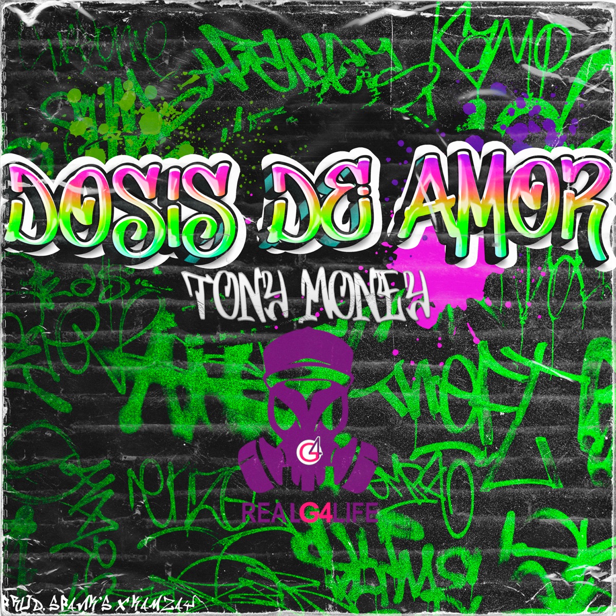 Dosis de Amor - Single by Tony Money & Spanks album cover