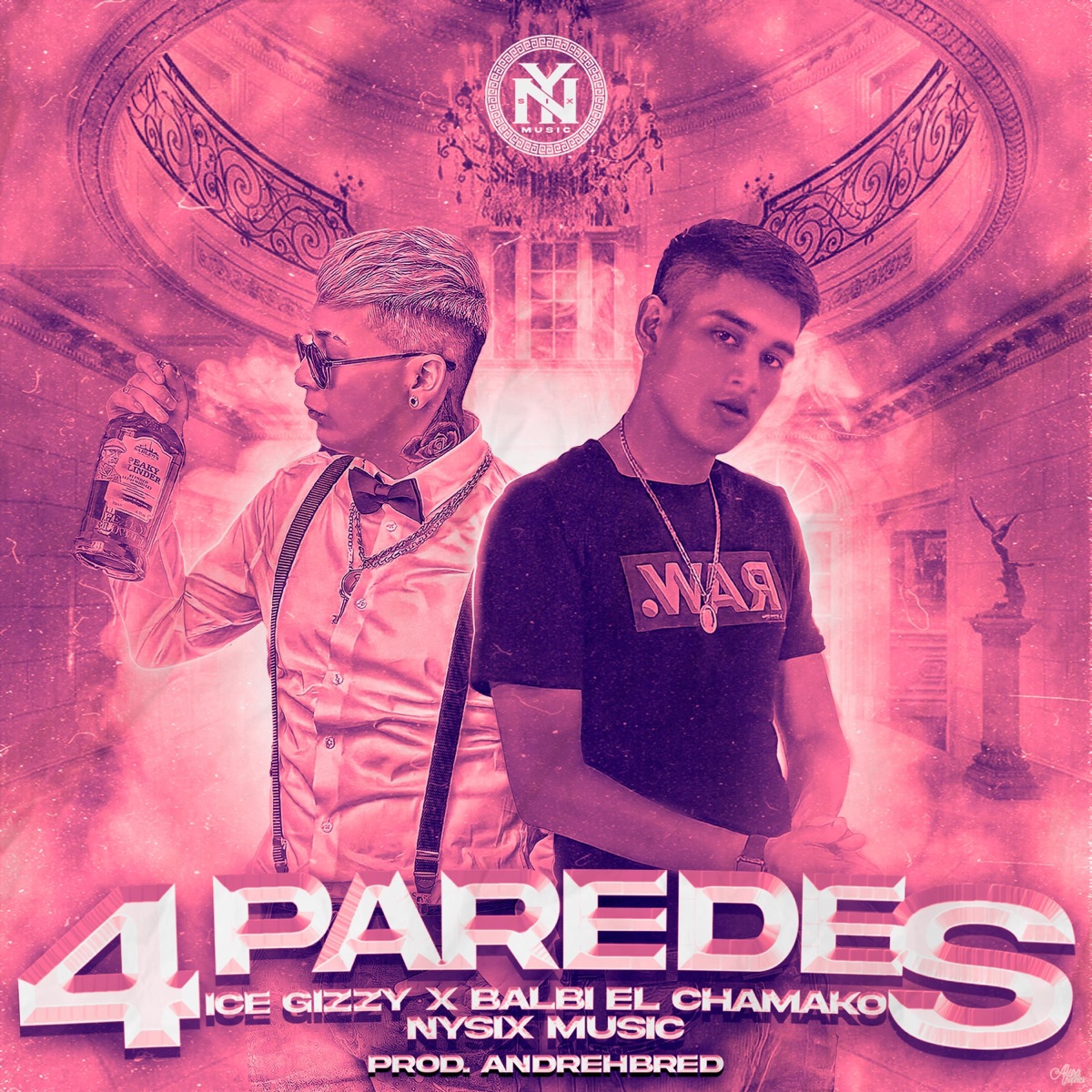 4 Paredes - Single by Ice Gizzy, Balbi El Chamako & Nysix Music album cover
