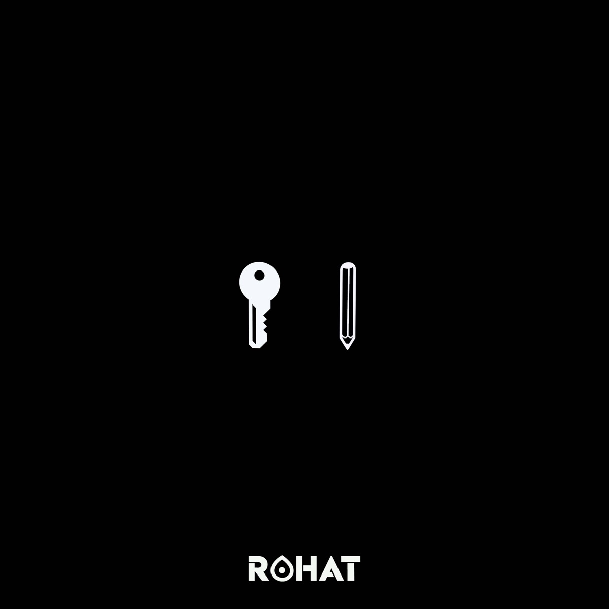 Nøkkelen Er Pennen. - Single by Rohat album cover