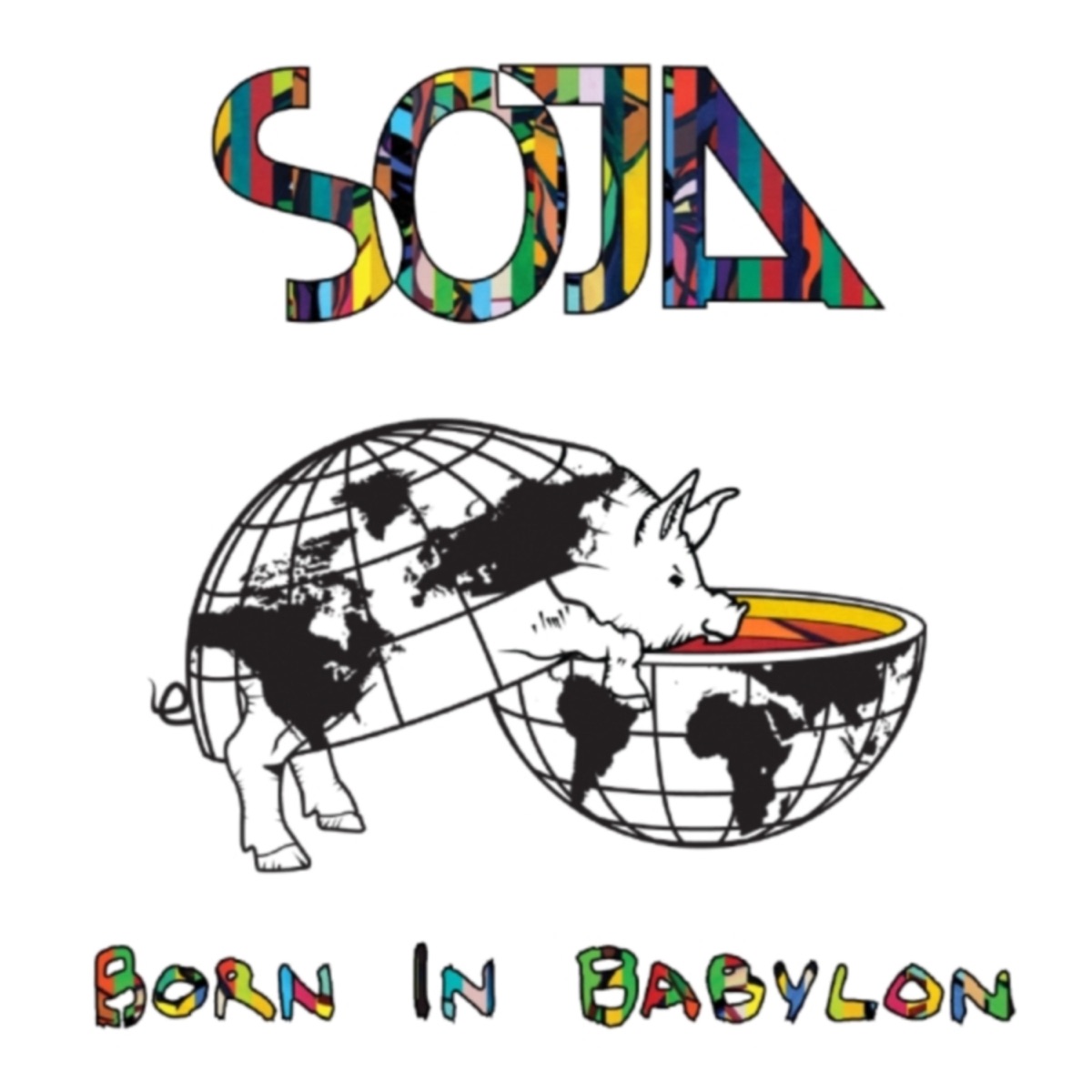 Born In Babylon by SOJA album cover