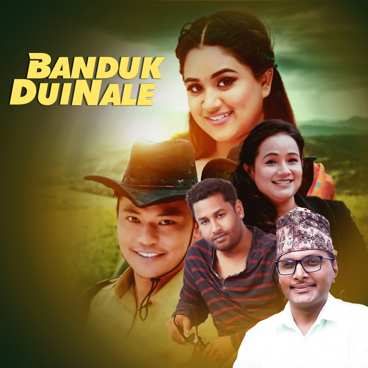 Banduk Dui Nale - Single by Kulendra Bishwakarma & Tulsa Basnet album cover