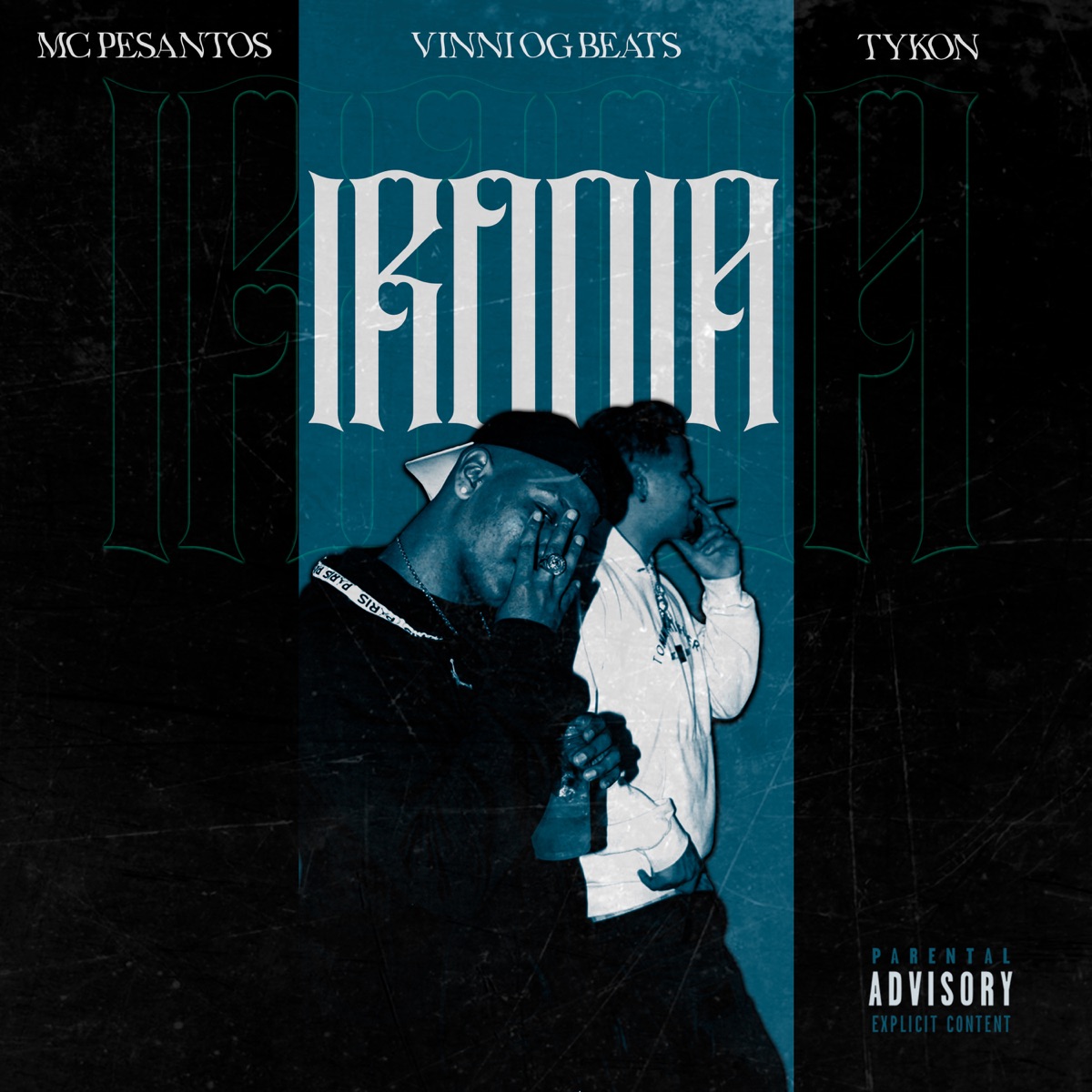 Ironia (feat. MC Pesantos & TYKON OFICIAL) - Single by Vinni OG Beats album cover
