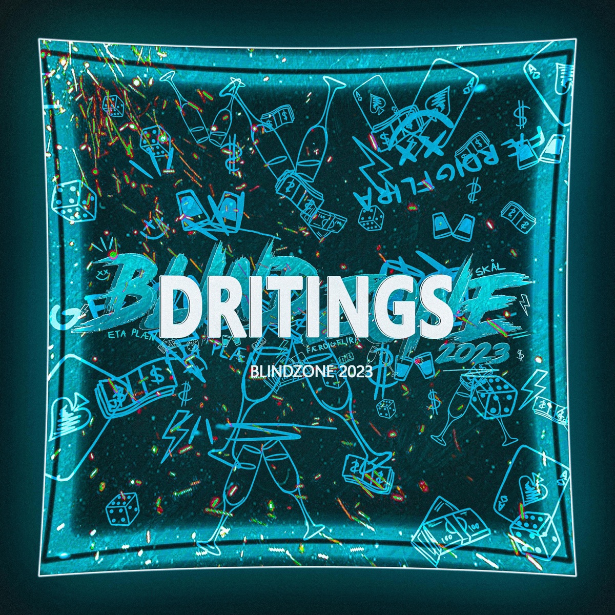 Dritings (Blindzone 2023) - Single by Fjelltopp album cover