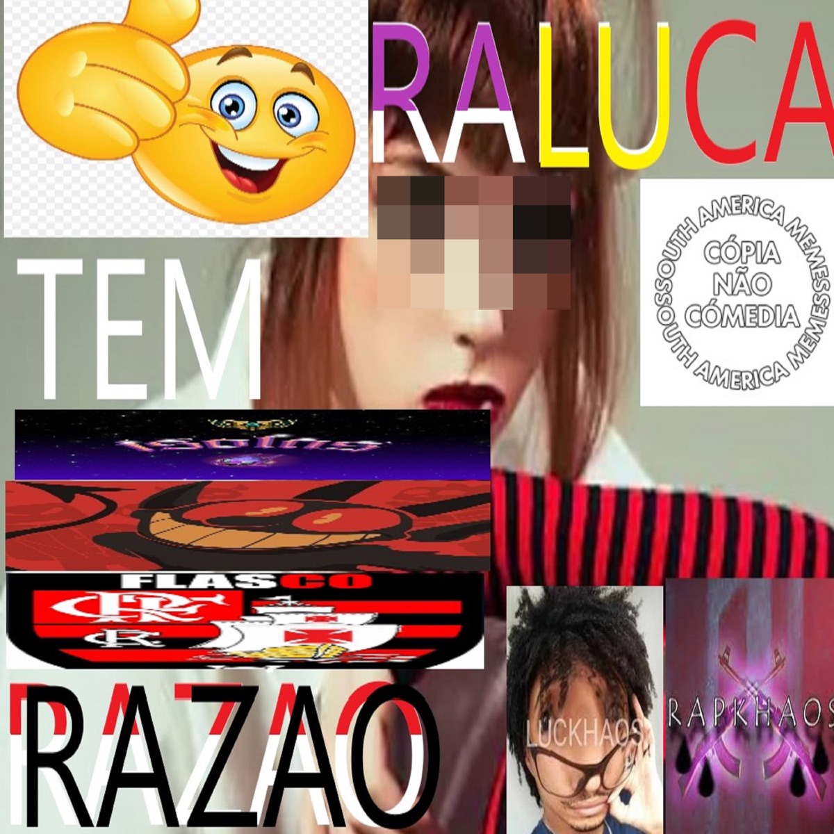 Raluca tem razão (feat. Luckhaos) - Single by RAPKHAOS MOB, Isolas & Lasca Pedra album cover