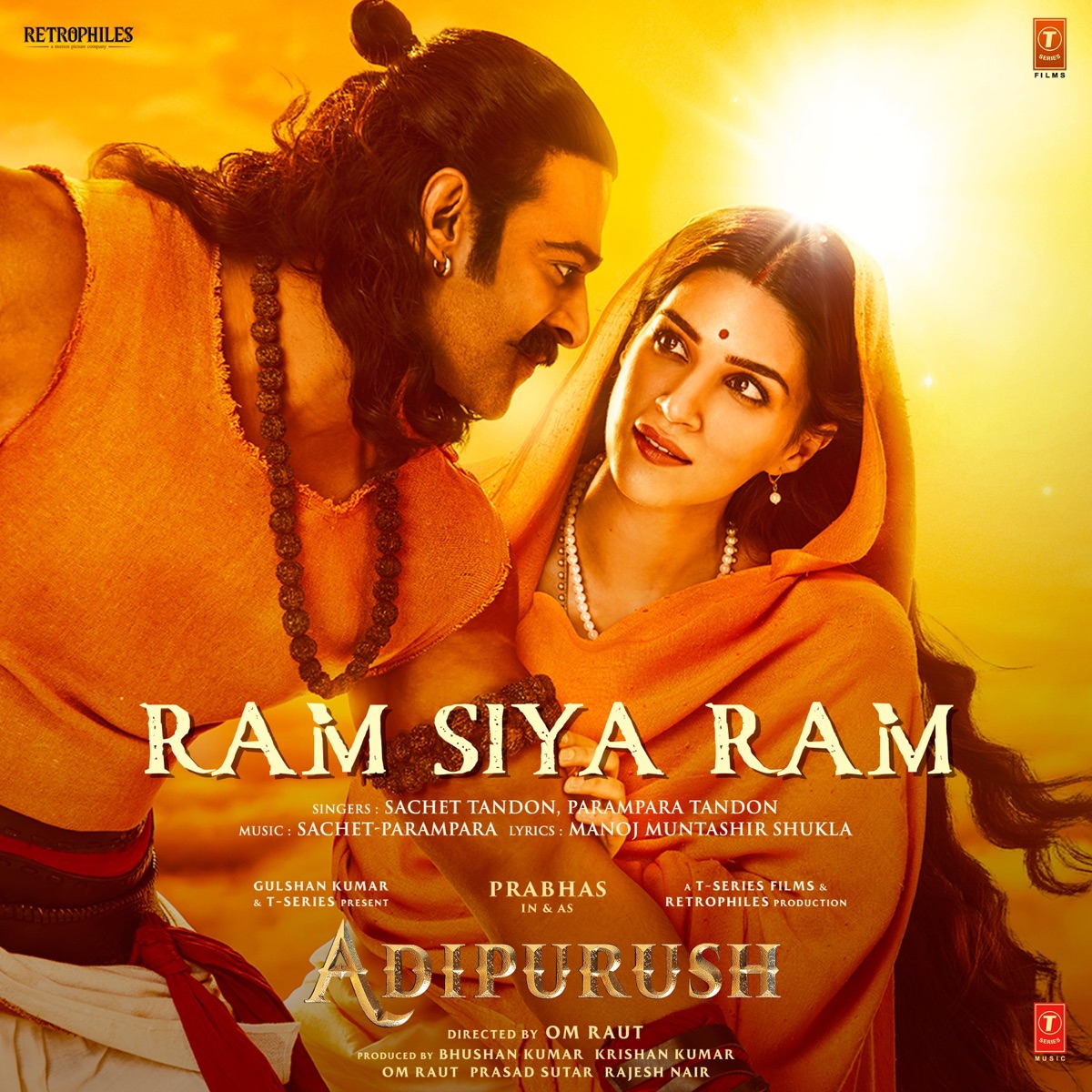 Ram Siya Ram (From "Adipurush") [HINDI] - Single by Sachet Tandon, Parampara Tandon & Manoj Muntashir album cover