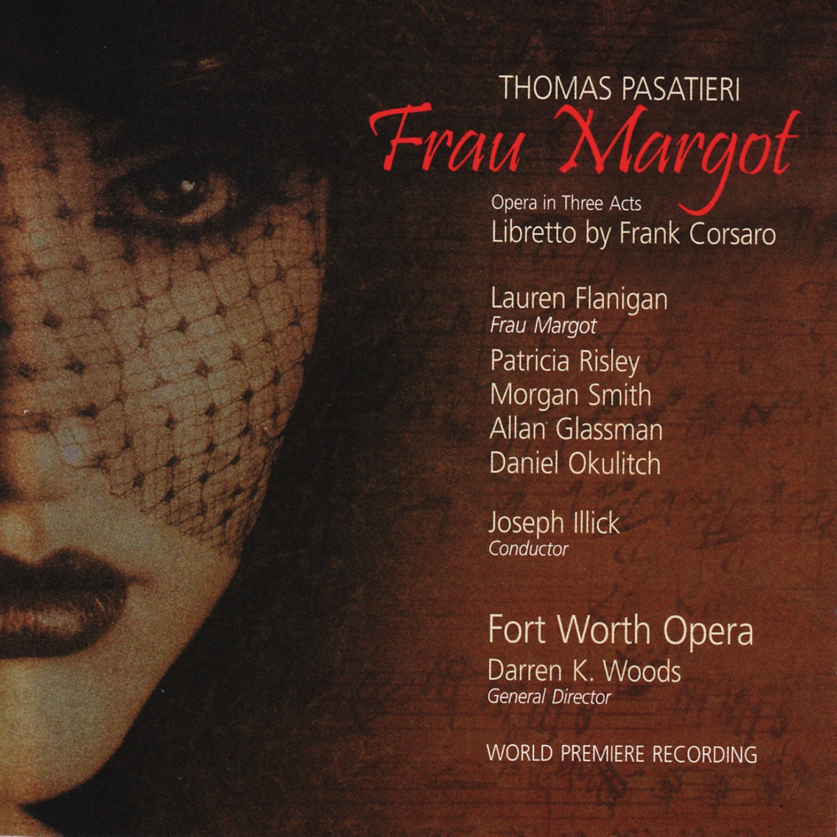 Pasatieri: Frau Margot by Fort Worth Opera, Joseph Illick & Lauren Flanigan album cover