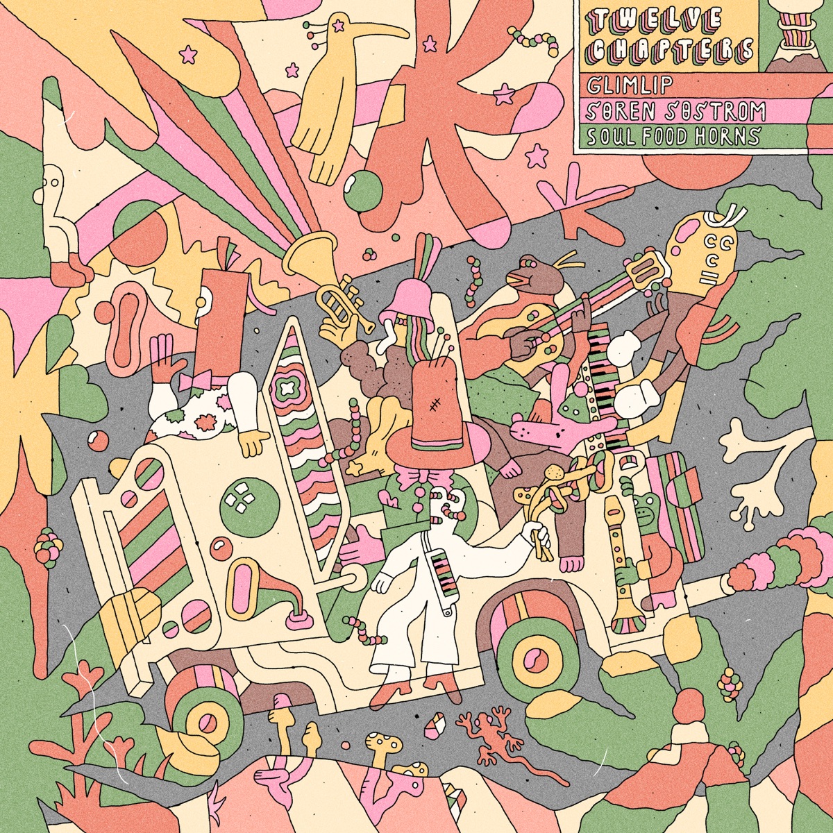 Twelve Chapters by Glimlip, Søren Søstrom & Soul Food Horns album cover
