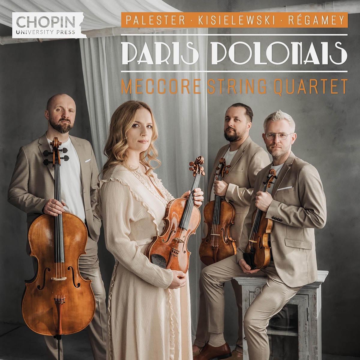 Palester, Kisielewski, Régamey: Paris Polonais by Chopin University Press & Meccore String Quartet album cover