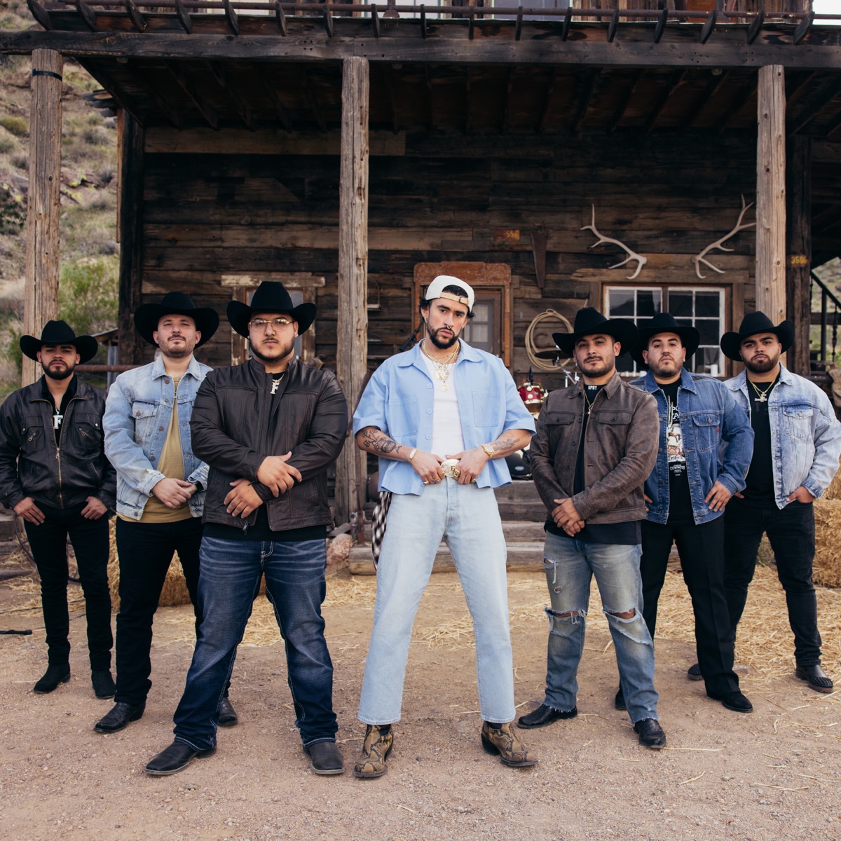 un x100to - Single by Grupo Frontera & Bad Bunny album cover artwork