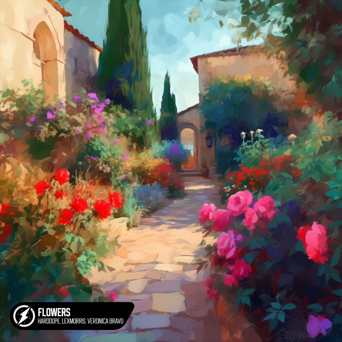 Flowers - Single by Harddope, LexMorris & Veronica Bravo album cover