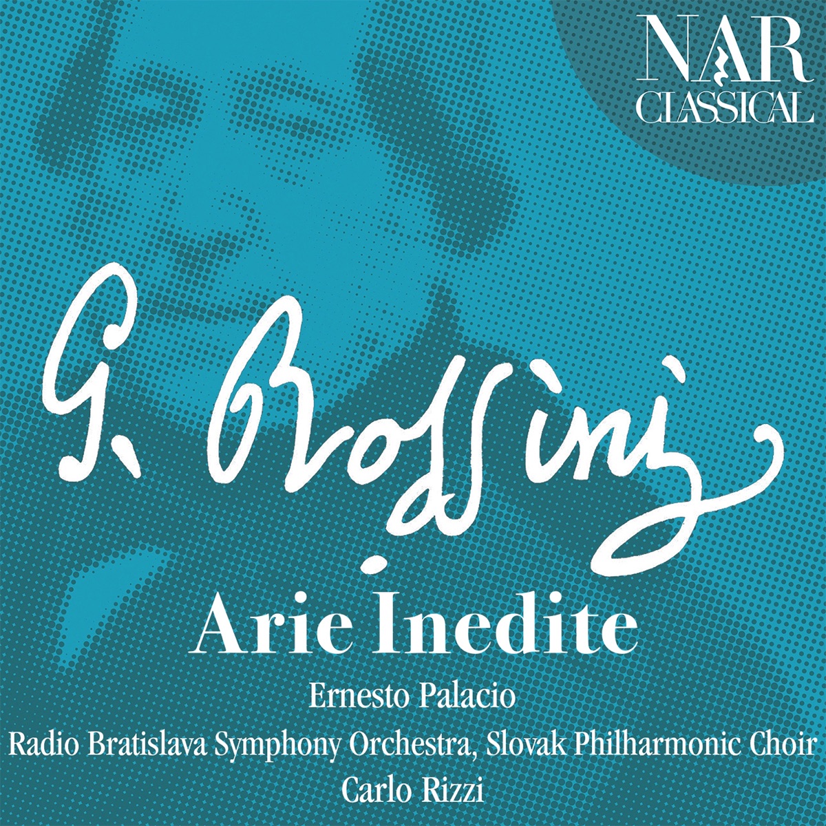 Rossini: Arie Inedite by Carlo Rizzi, Radio Bratislava Symphony Orchestra & Ernesto Palacio album cover