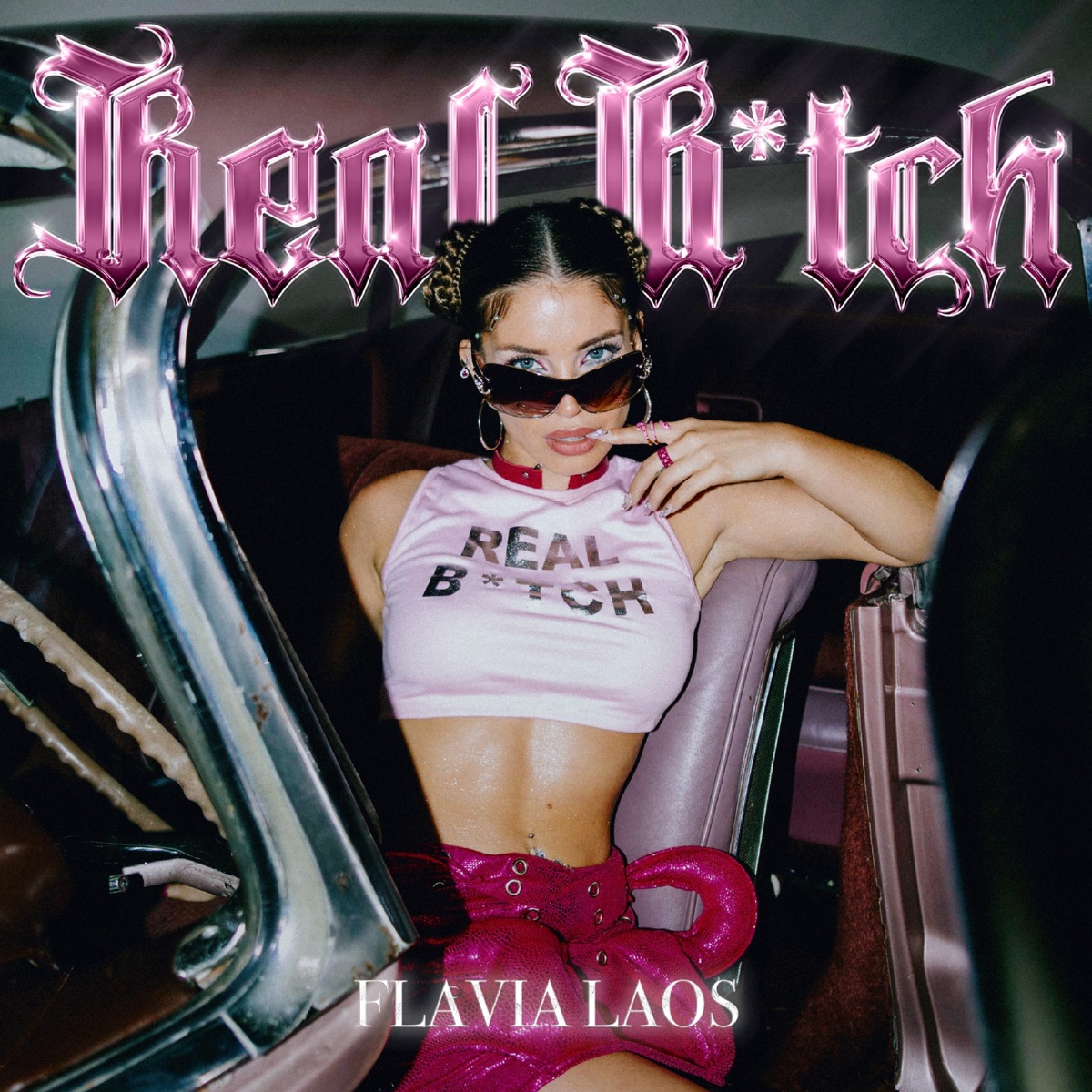 Real Bitch - Single by Flavia Laos album cover