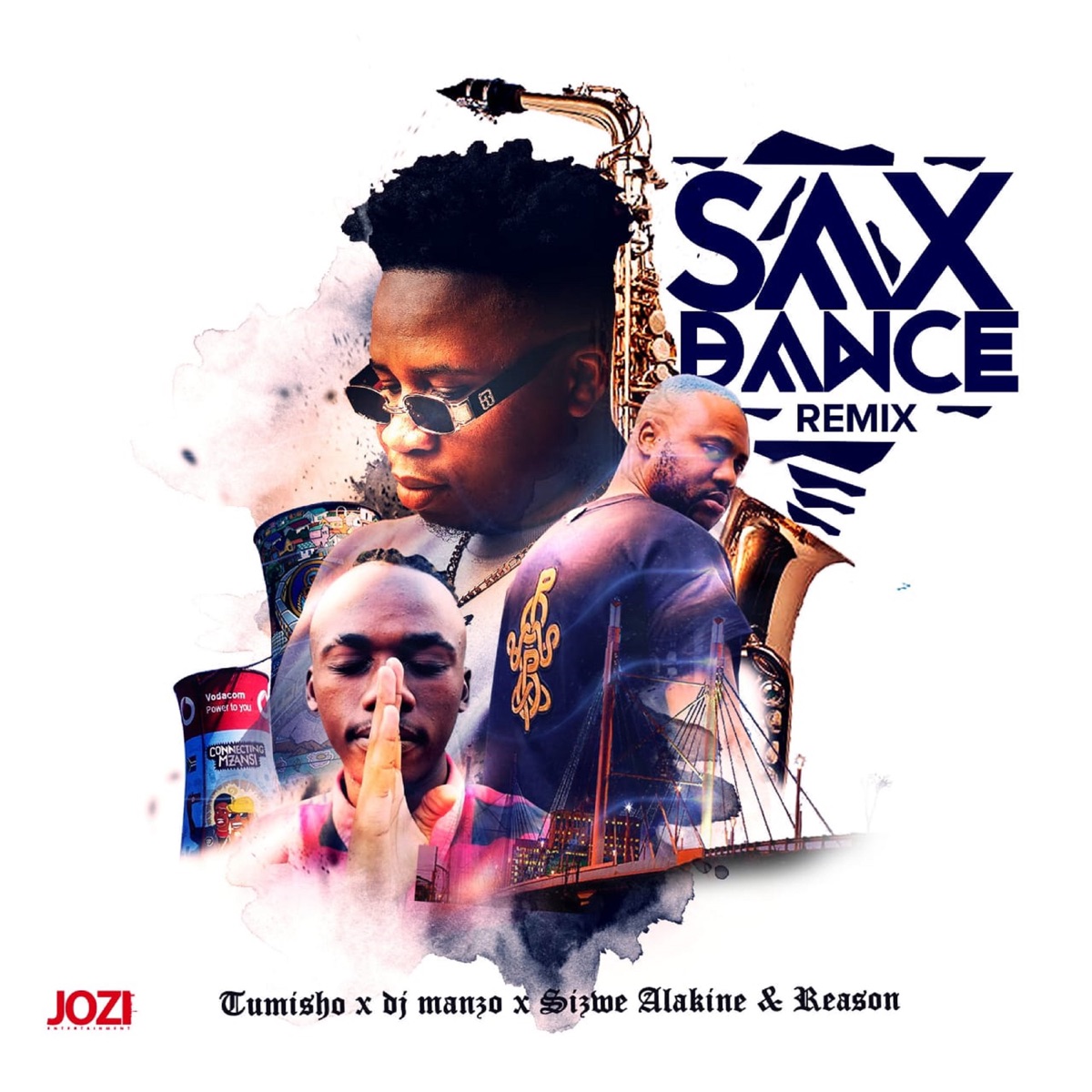 Sax Dance (Remix) [feat. Sizwe Alakine & Reason] - Single by Tumisho & DJ Manzo album cover