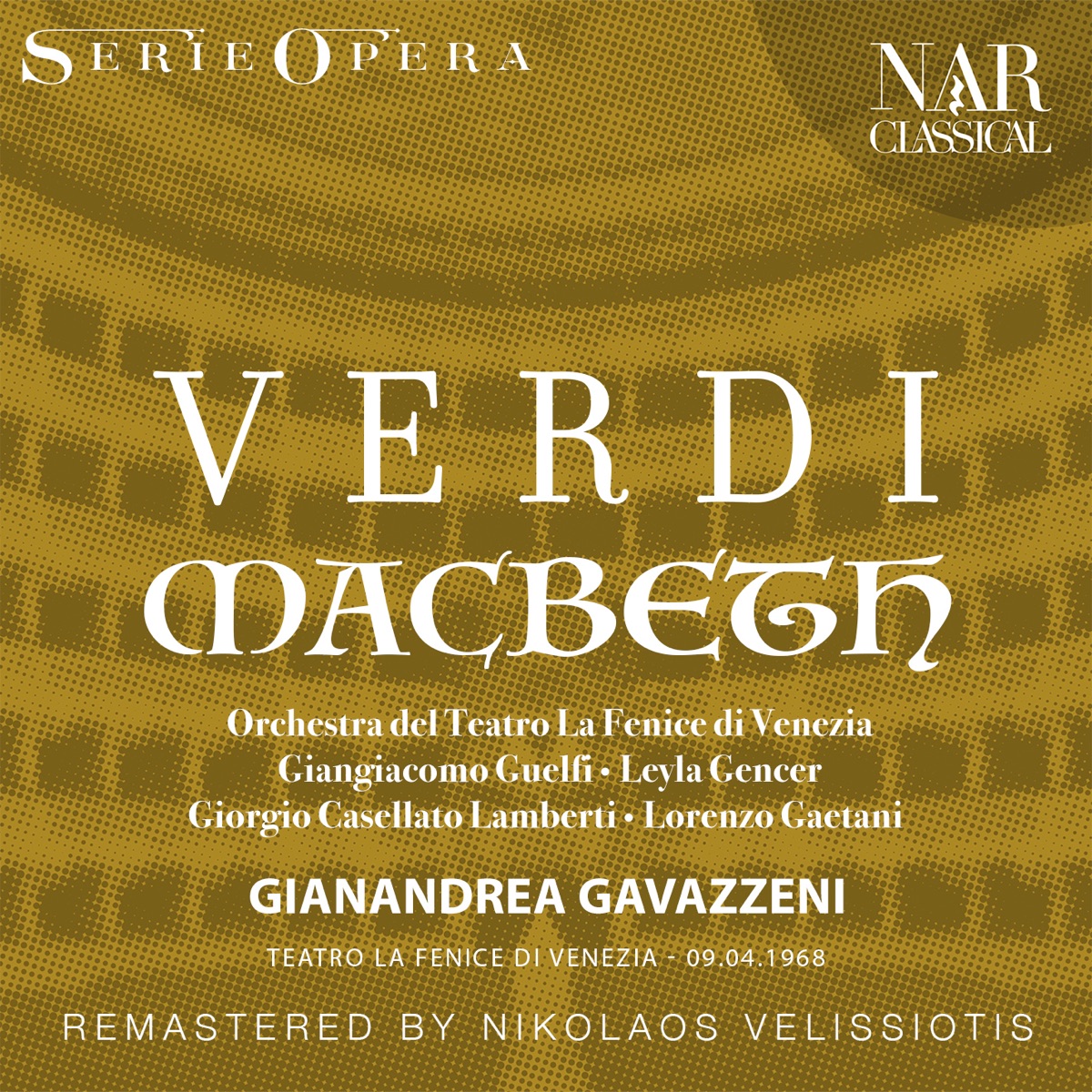 VERDI: MACBETH by Gianandrea Gavazzeni & Orchestra del Teatro La Fenice di Venezia album cover