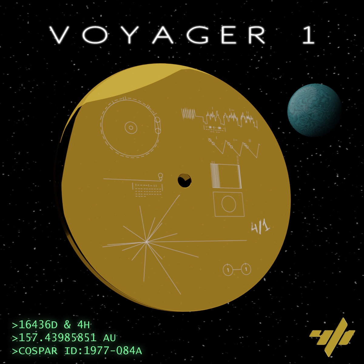 Voyager 1 (feat. SiFe) - Single by DOVI album cover