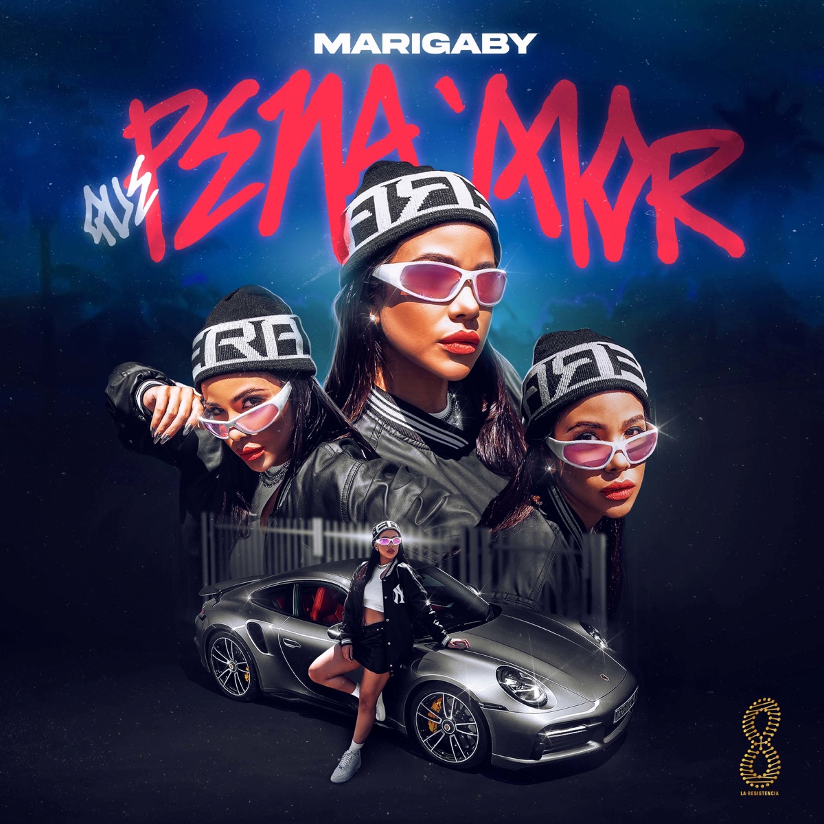 Que Pena 'Mor - Single by Marigaby & La Resistencia album cover
