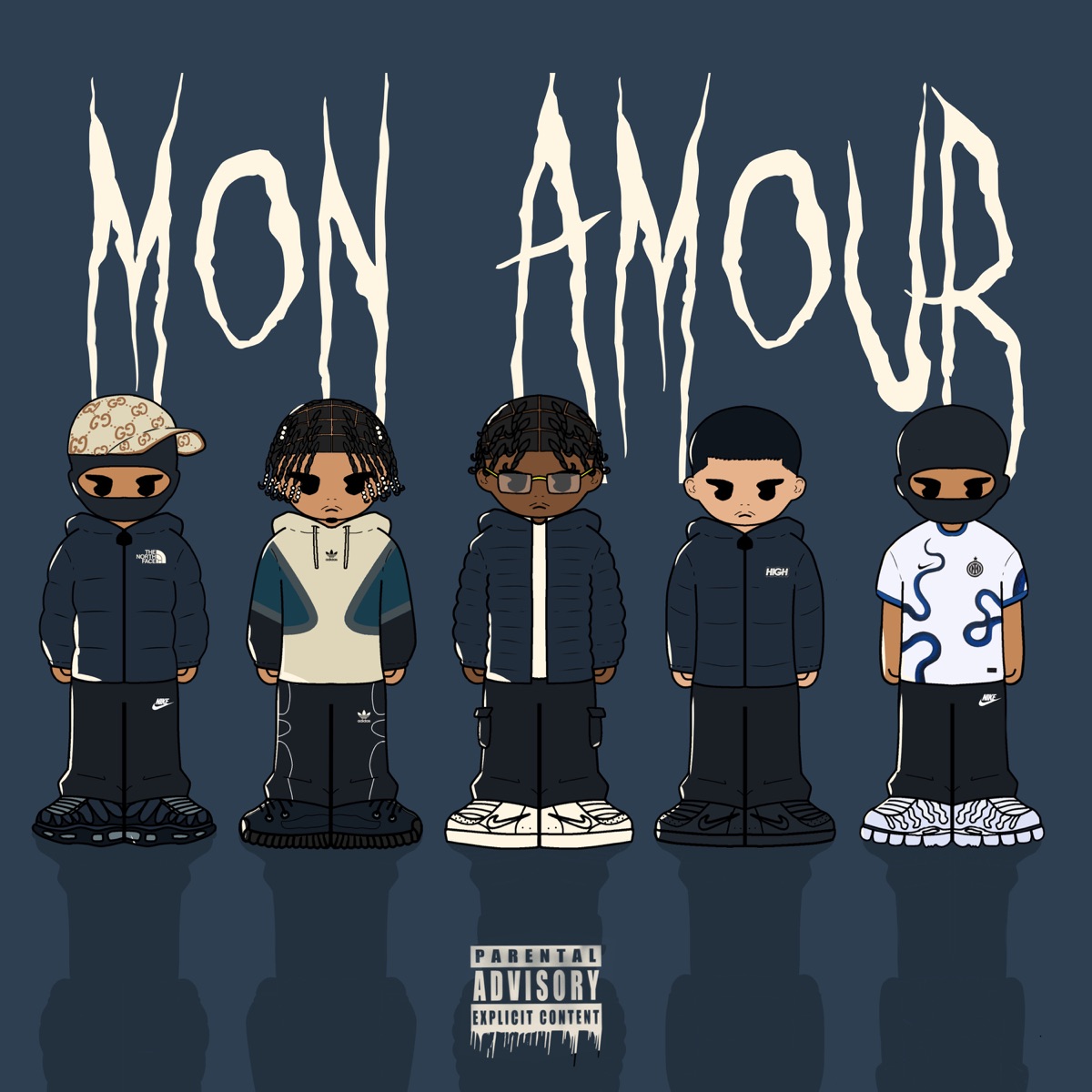 MON AMOUR (feat. Kaion beatz, The VH, coreto, Graziel & VT) - Single by COGLABEL album cover