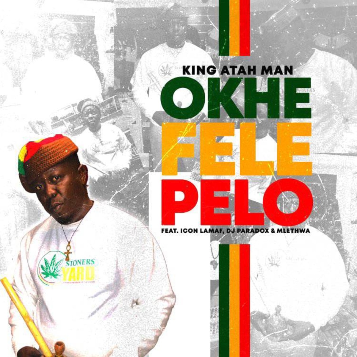 Okhhe Fele Pelo (feat. Icon Lamaf, DJ Paradox & Mlethwa) - Single by King Atah Man album cover