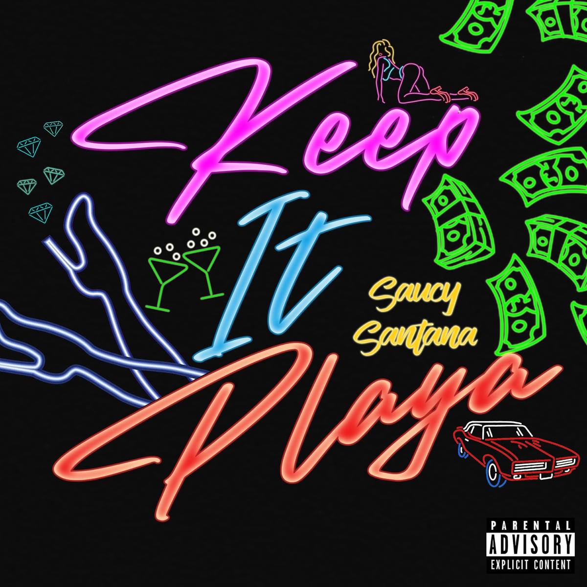 Keep It Playa by Saucy Santana album cover