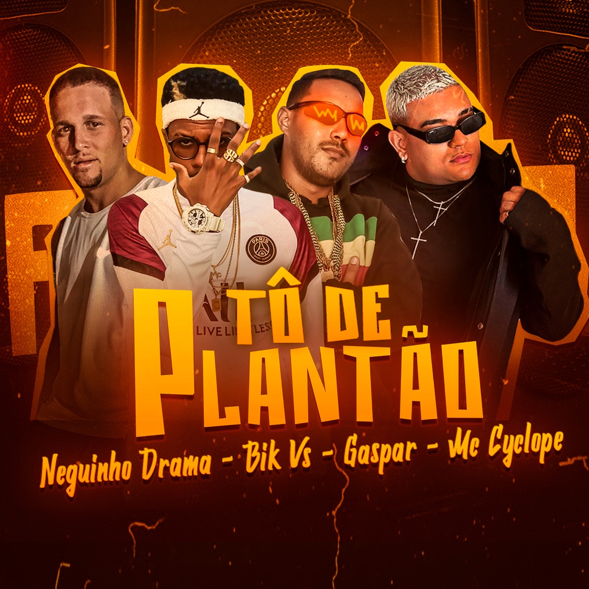 To de Plantão (feat. Mc Cyclope) - Single by Bik Vs, Gaspar & Neguinho Drama album cover